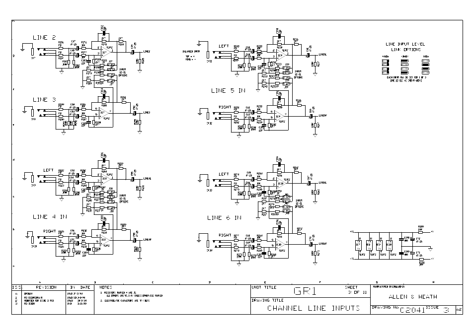 Allen&Heath GR1 SERVICE MANUAL User Manual | Page 37 / 48
