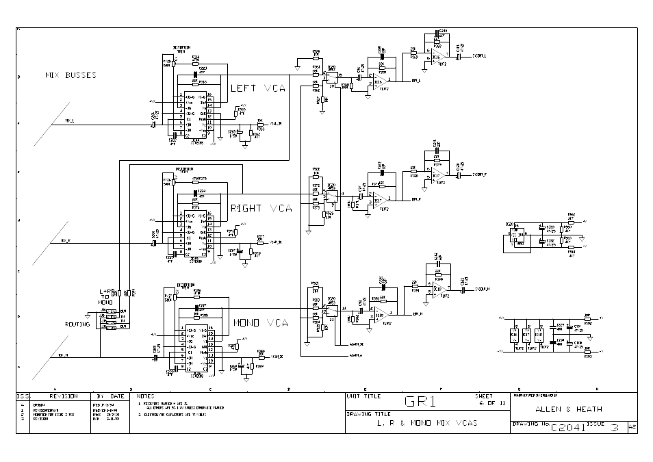 Allen&Heath GR1 SERVICE MANUAL User Manual | Page 40 / 48