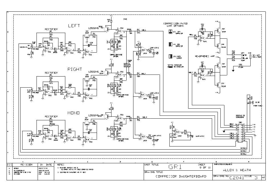 Allen&Heath GR1 SERVICE MANUAL User Manual | Page 42 / 48