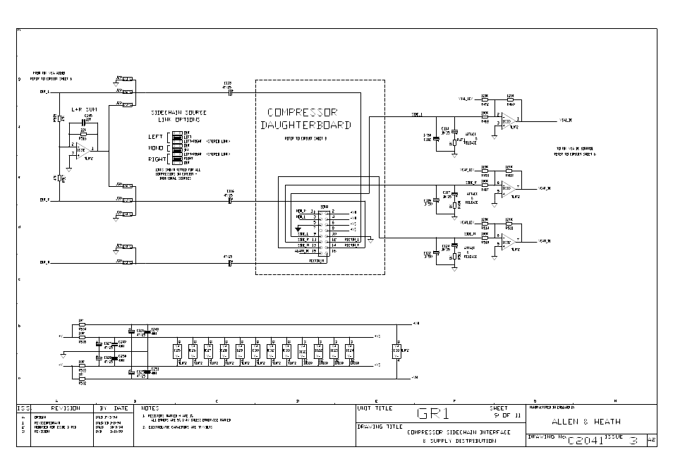 Allen&Heath GR1 SERVICE MANUAL User Manual | Page 43 / 48