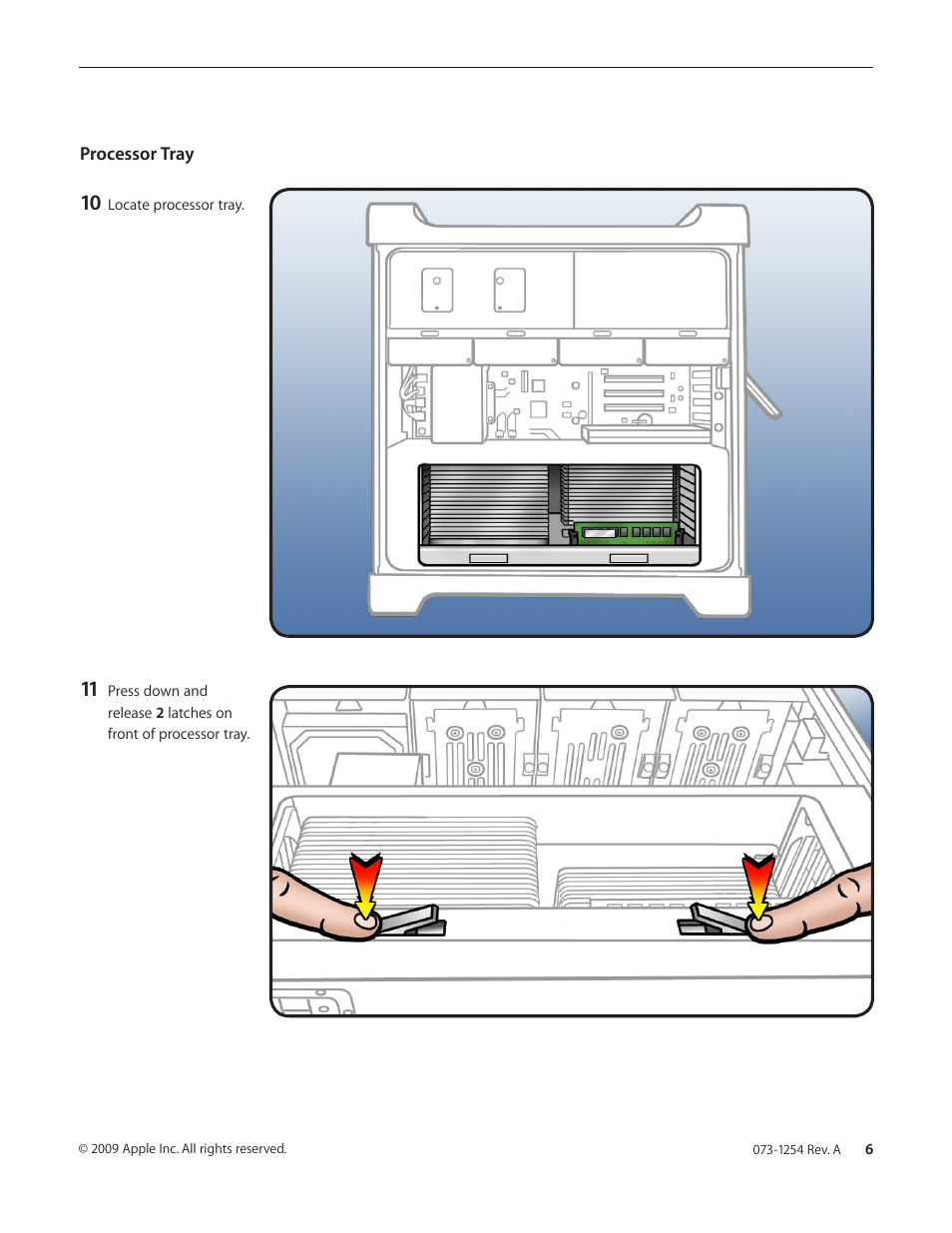 Apple Mac Pro (Processor Cage Fans, Front and Rear Replacement) User Manual | Page 6 / 15