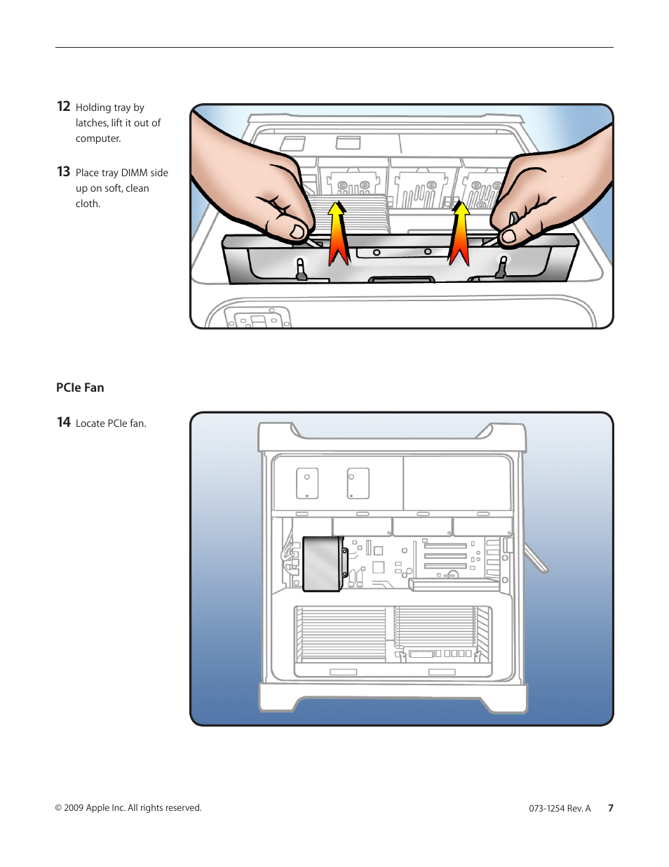 Apple Mac Pro (Processor Cage Fans, Front and Rear Replacement) User Manual | Page 7 / 15