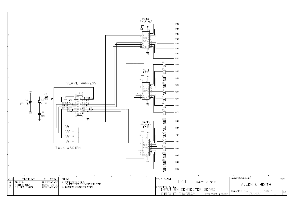 Allen&Heath GL4000 SERVICE MANUAL User Manual | Page 58 / 111