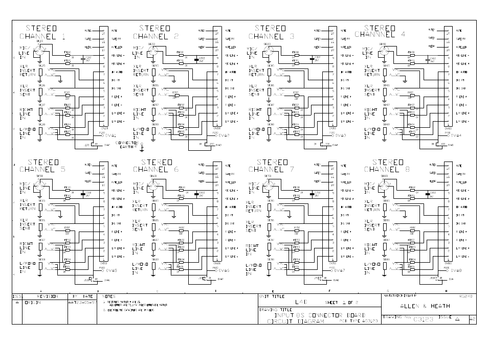 Allen&Heath GL4000 SERVICE MANUAL User Manual | Page 65 / 111