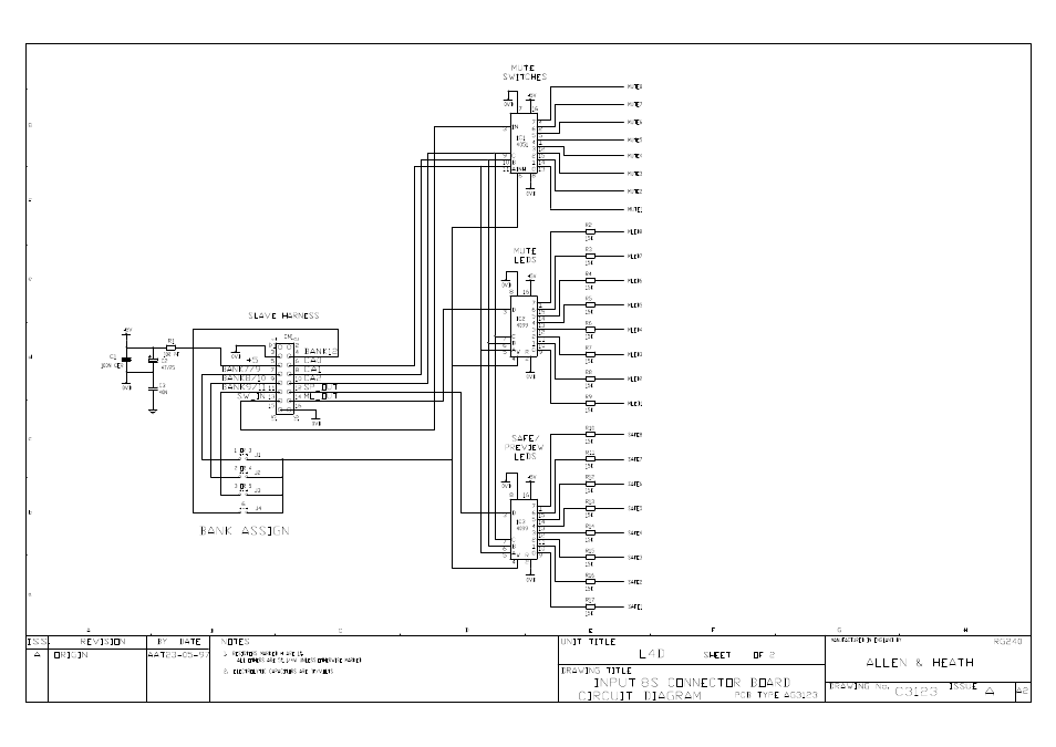 Allen&Heath GL4000 SERVICE MANUAL User Manual | Page 66 / 111