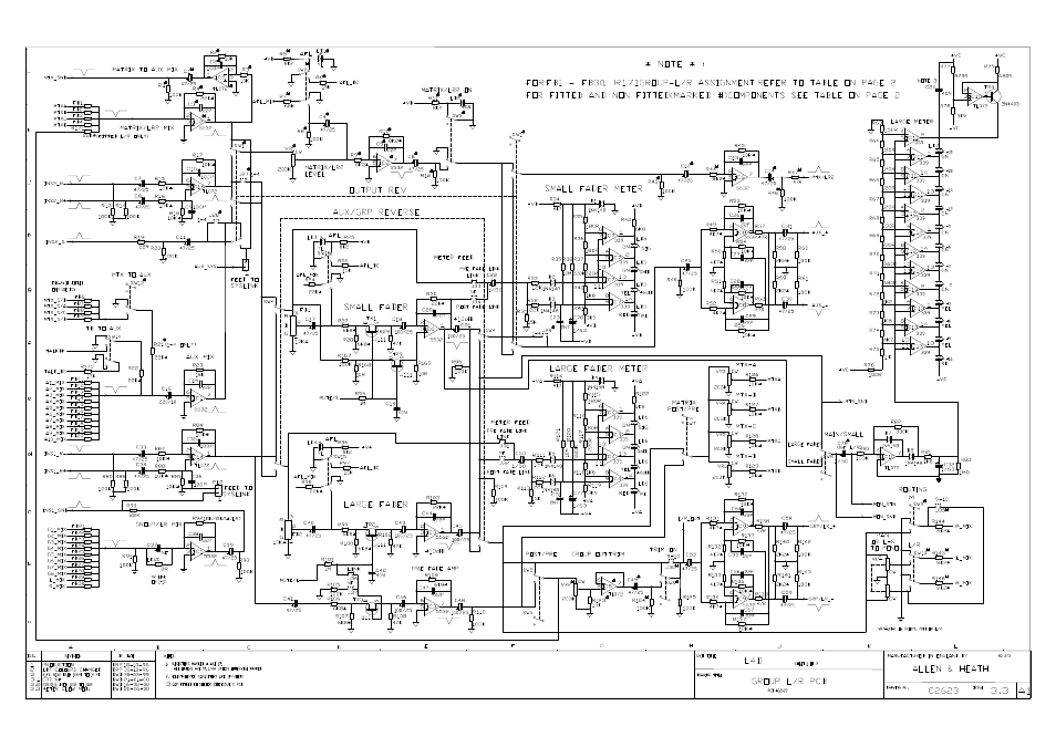 Allen&Heath GL4000 SERVICE MANUAL User Manual | Page 71 / 111