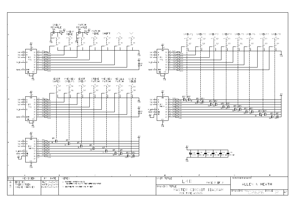 Allen&Heath GL4000 SERVICE MANUAL User Manual | Page 75 / 111