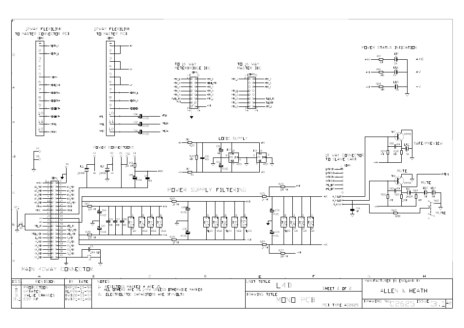 Allen&Heath GL4000 SERVICE MANUAL User Manual | Page 78 / 111