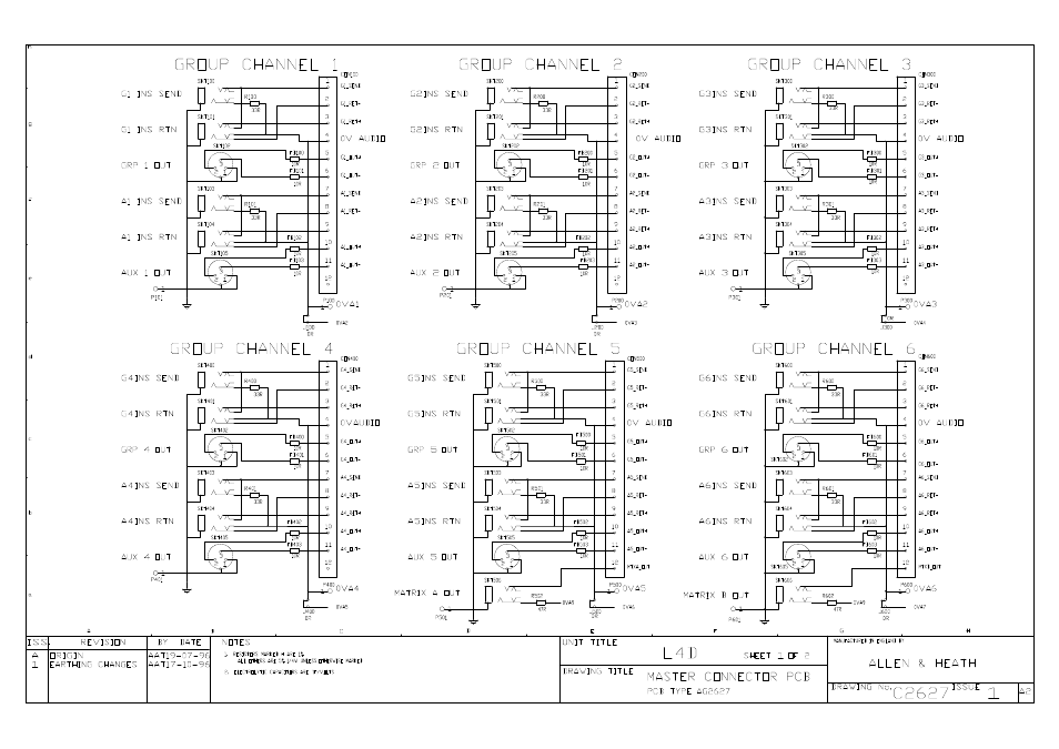 Allen&Heath GL4000 SERVICE MANUAL User Manual | Page 80 / 111