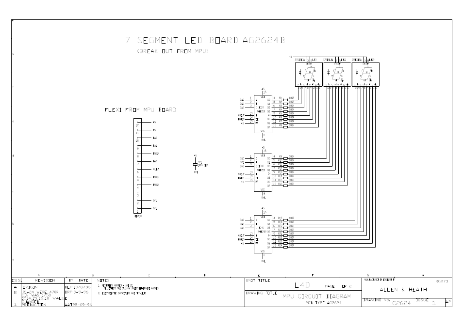 Allen&Heath GL4000 SERVICE MANUAL User Manual | Page 84 / 111