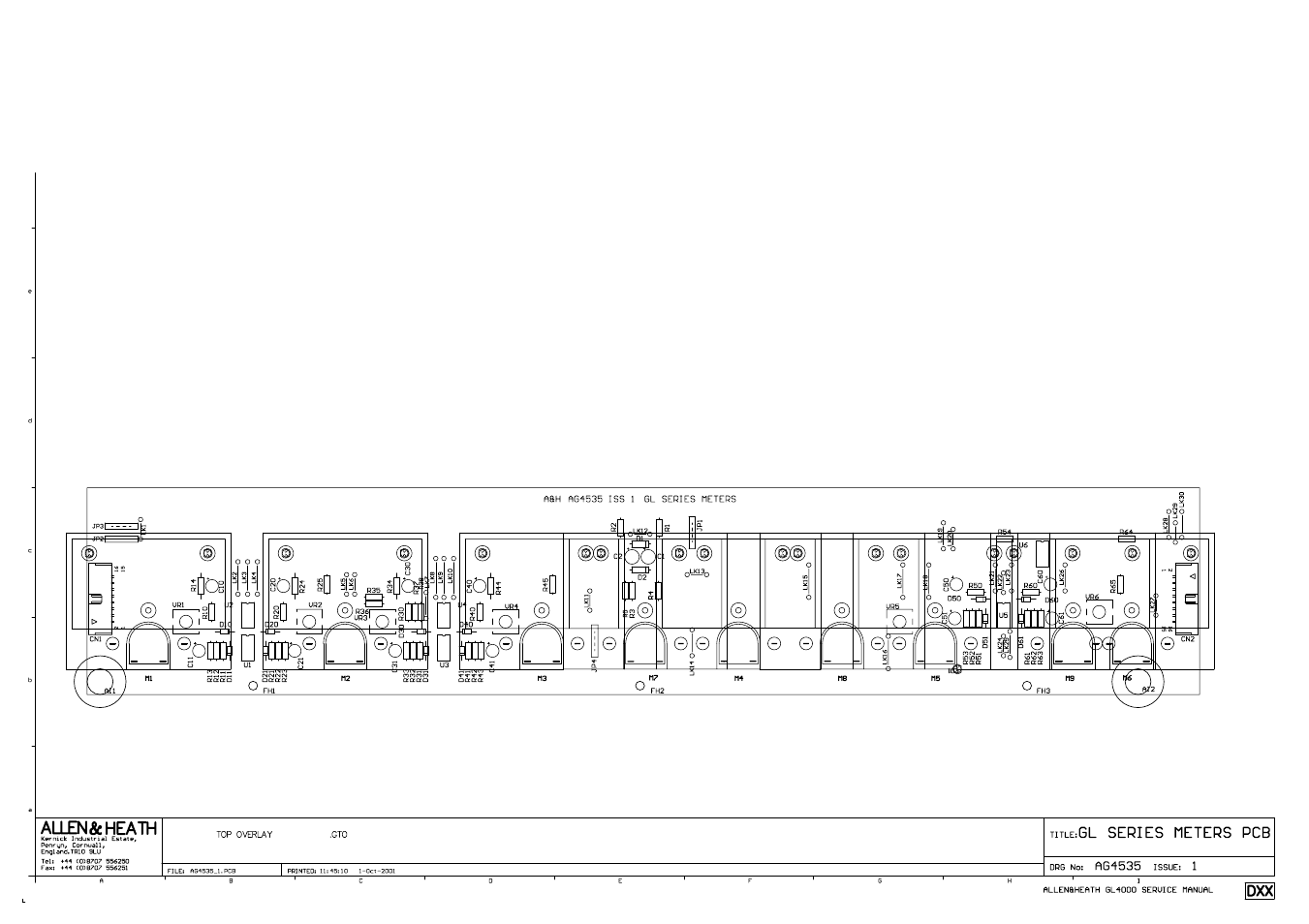 Allen&Heath GL4000 SERVICE MANUAL User Manual | Page 89 / 111
