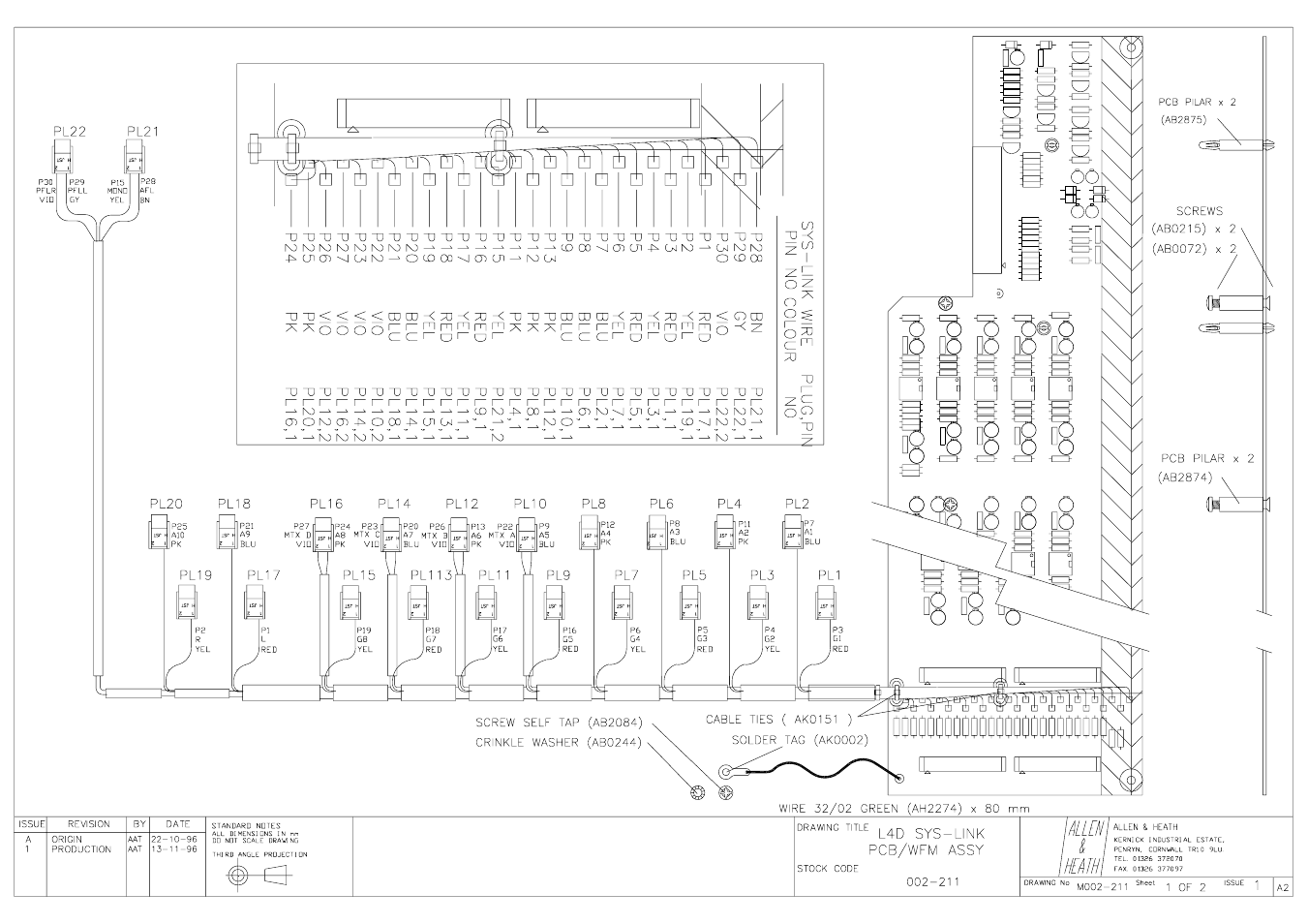 Allen&Heath GL4000 SERVICE MANUAL User Manual | Page 95 / 111