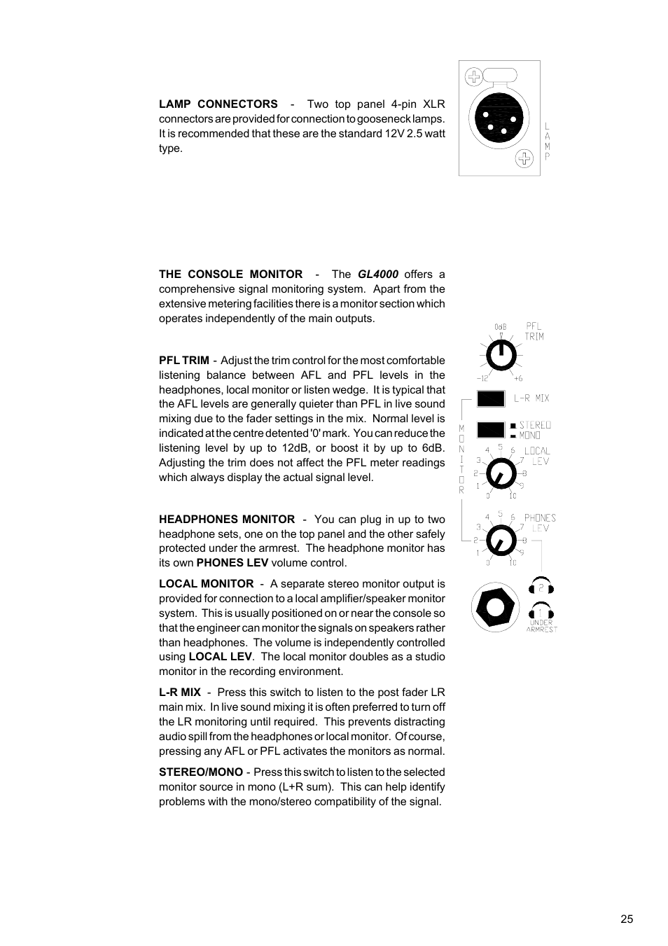 Allen&Heath GL4000 USER GUIDE User Manual | Page 26 / 54