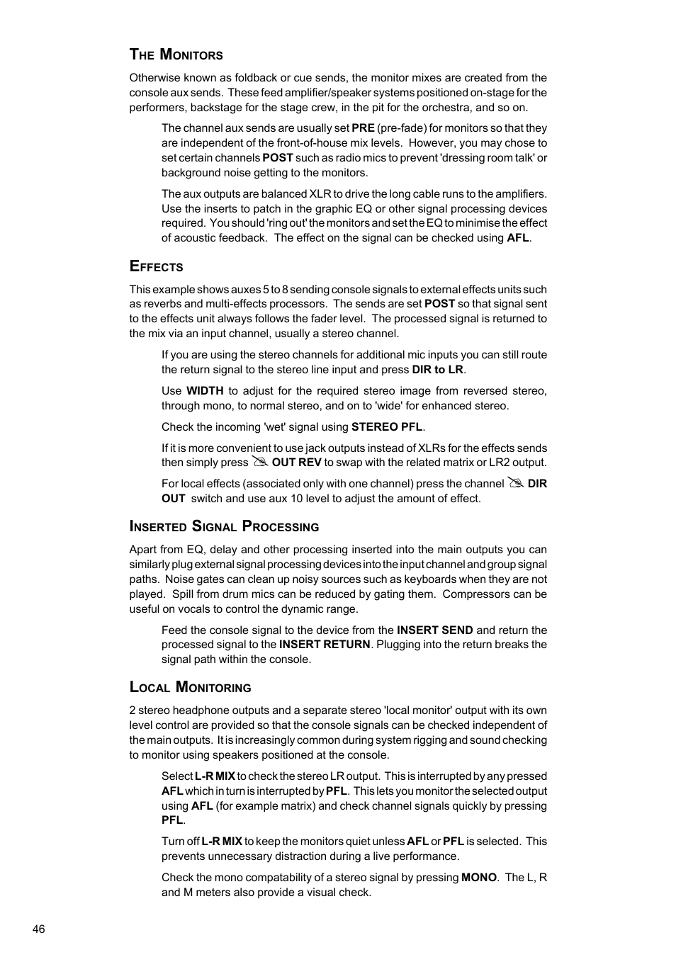 Allen&Heath GL4000 USER GUIDE User Manual | Page 47 / 54