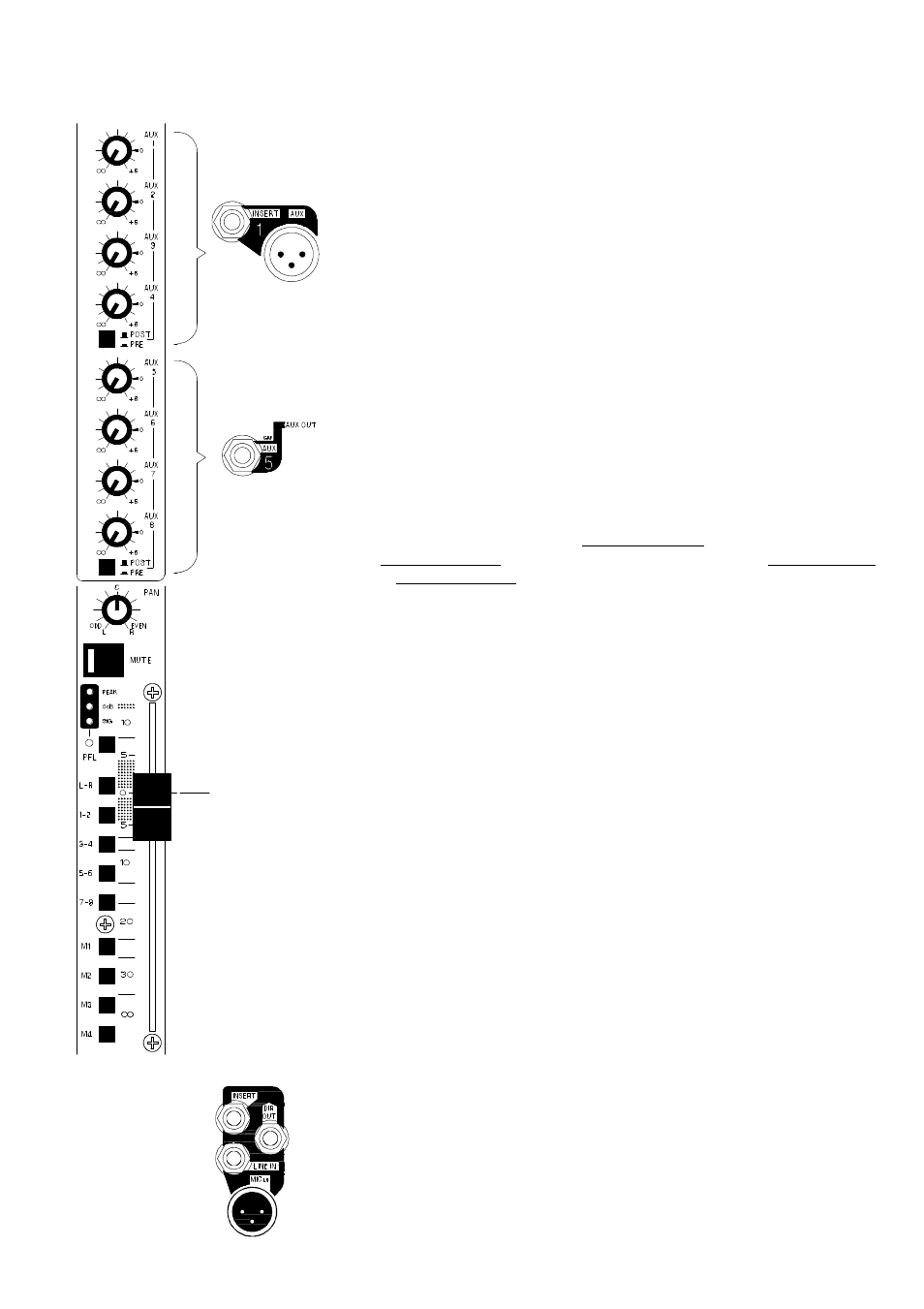 8 aux sends | Allen&Heath GL3300 User Manual | Page 12 / 20