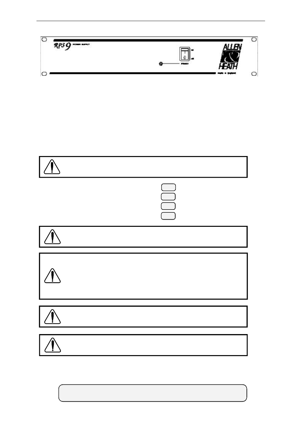 Installing the power supply unit | Allen&Heath GL3300 User Manual | Page 4 / 20