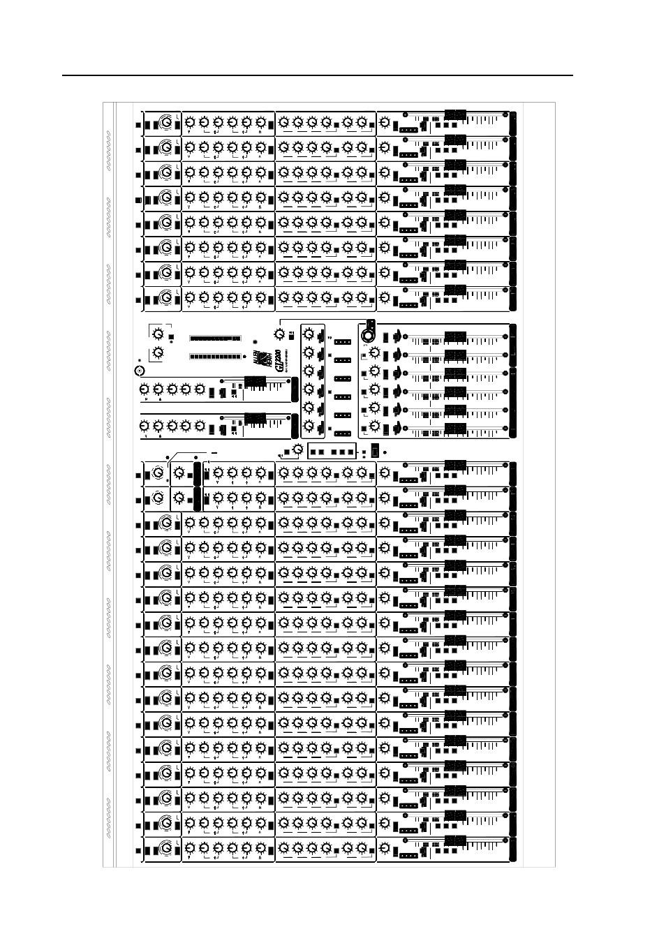 Gl2200 front panel, Gl2200, Ervice | Anual | Allen&Heath GL2200 SERVICE MANUAL User Manual | Page 11 / 32