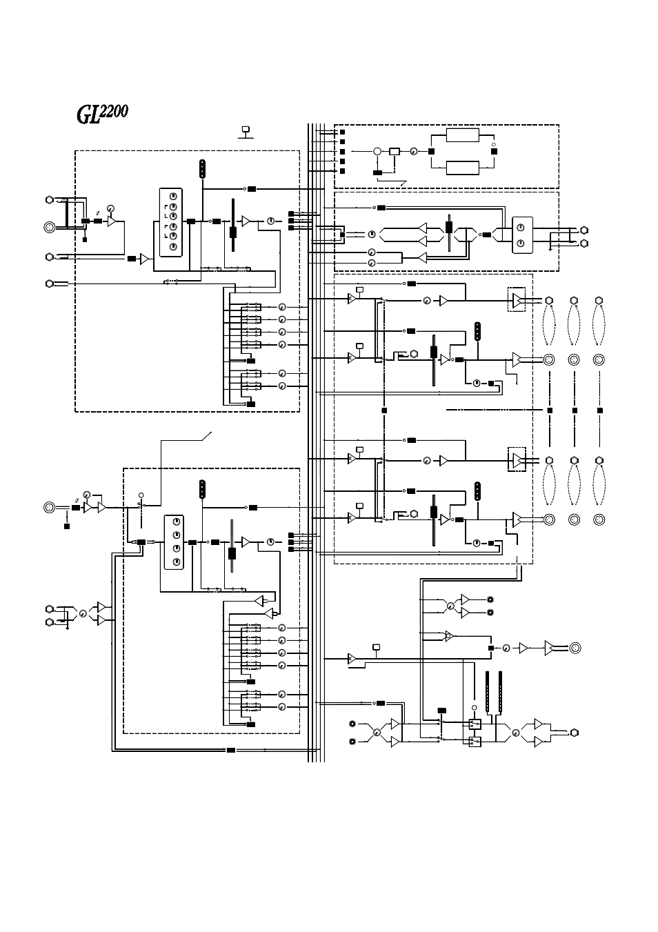 Gl2200, Block diagram, Ervice | Anual | Allen&Heath GL2200 SERVICE MANUAL User Manual | Page 13 / 32