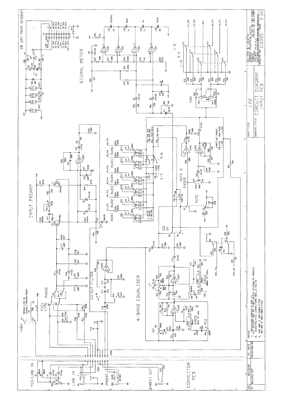 Allen&Heath GL2200 SERVICE MANUAL User Manual | Page 15 / 32