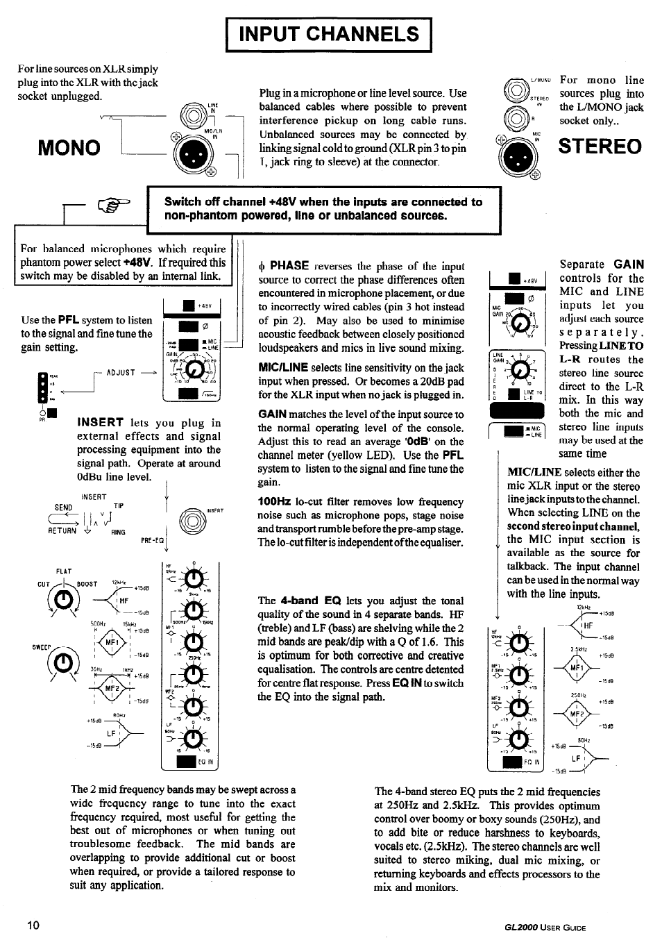 Allen&Heath GL2000 User Manual | Page 10 / 16