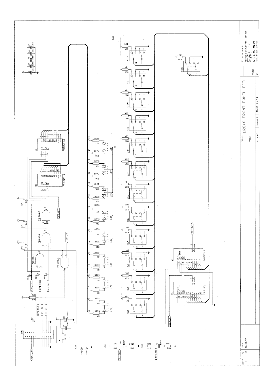 Allen&Heath DR66 SERVICE MANUAL User Manual | Page 13 / 28