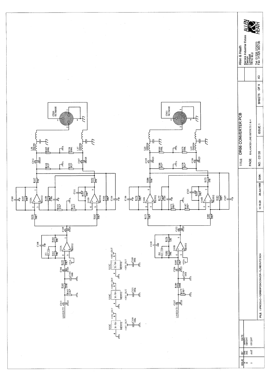 Allen&Heath DR66 SERVICE MANUAL User Manual | Page 18 / 28