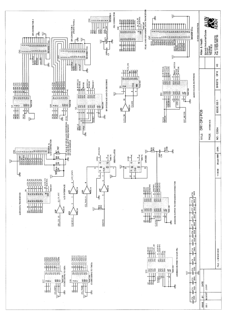 Allen&Heath DR66 SERVICE MANUAL User Manual | Page 24 / 28