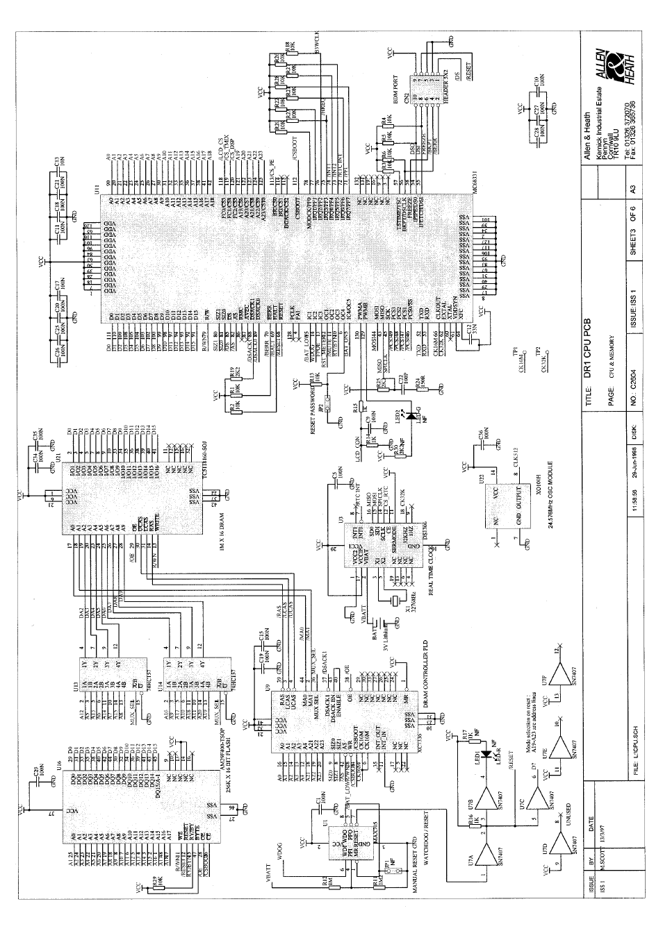 Allen&Heath DR66 SERVICE MANUAL User Manual | Page 25 / 28