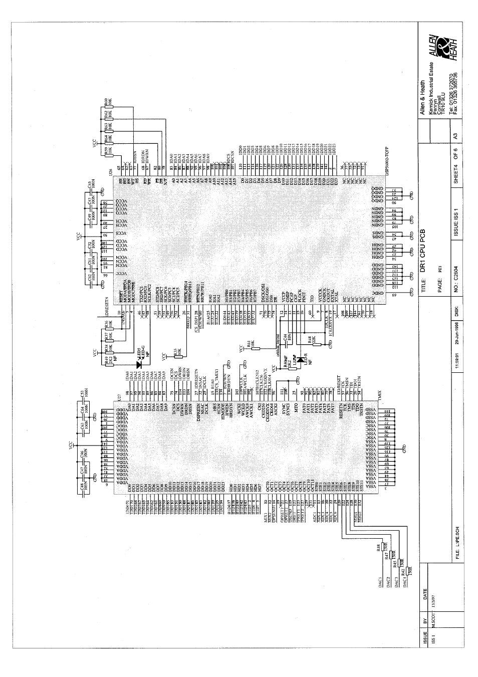 Allen&Heath DR66 SERVICE MANUAL User Manual | Page 26 / 28