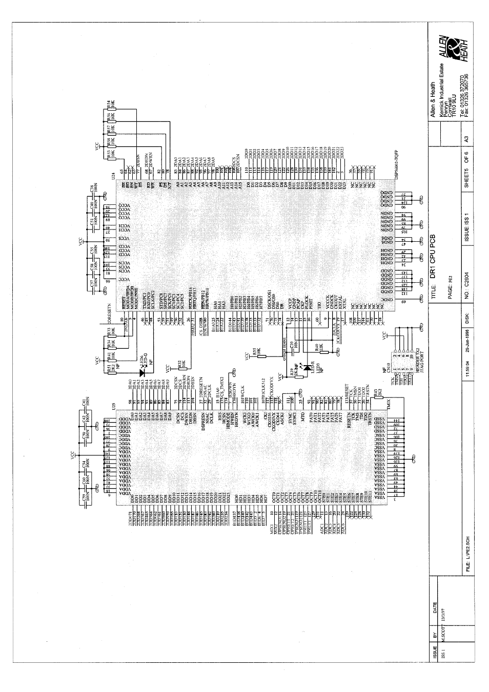 Allen&Heath DR66 SERVICE MANUAL User Manual | Page 27 / 28