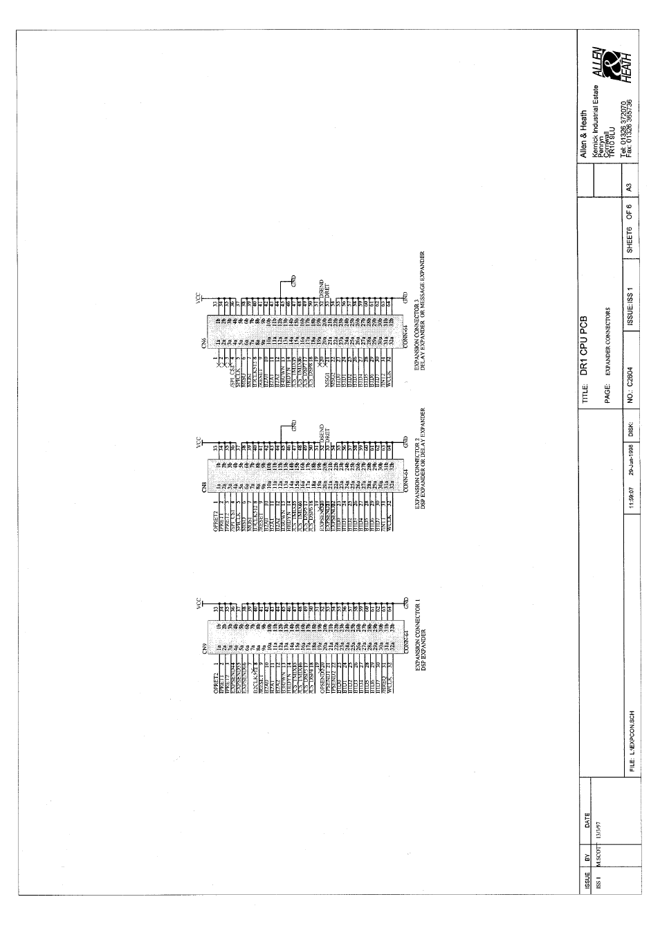 Allen&Heath DR66 SERVICE MANUAL User Manual | Page 28 / 28
