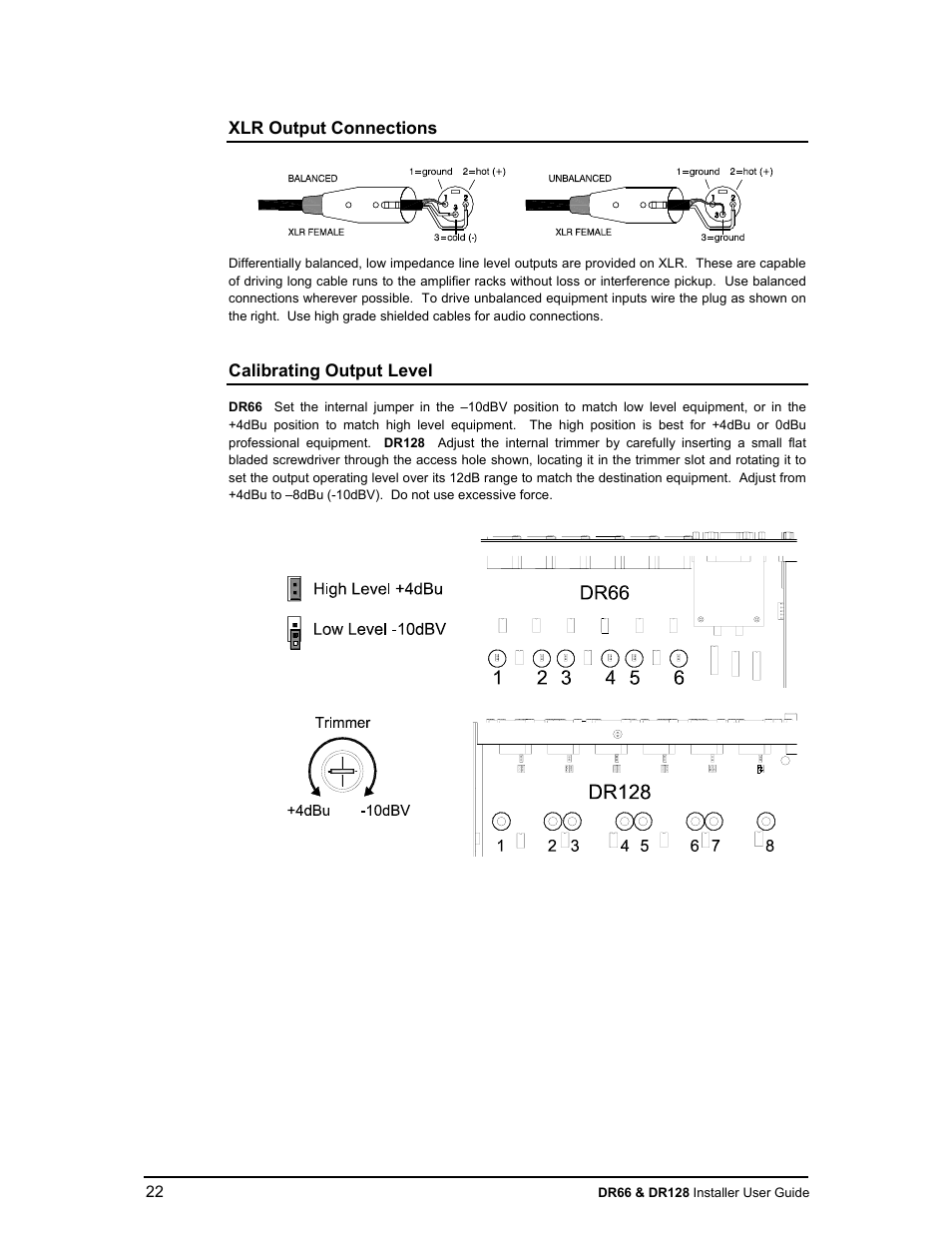 Allen&Heath DR66 USER GUIDE User Manual | Page 22 / 44