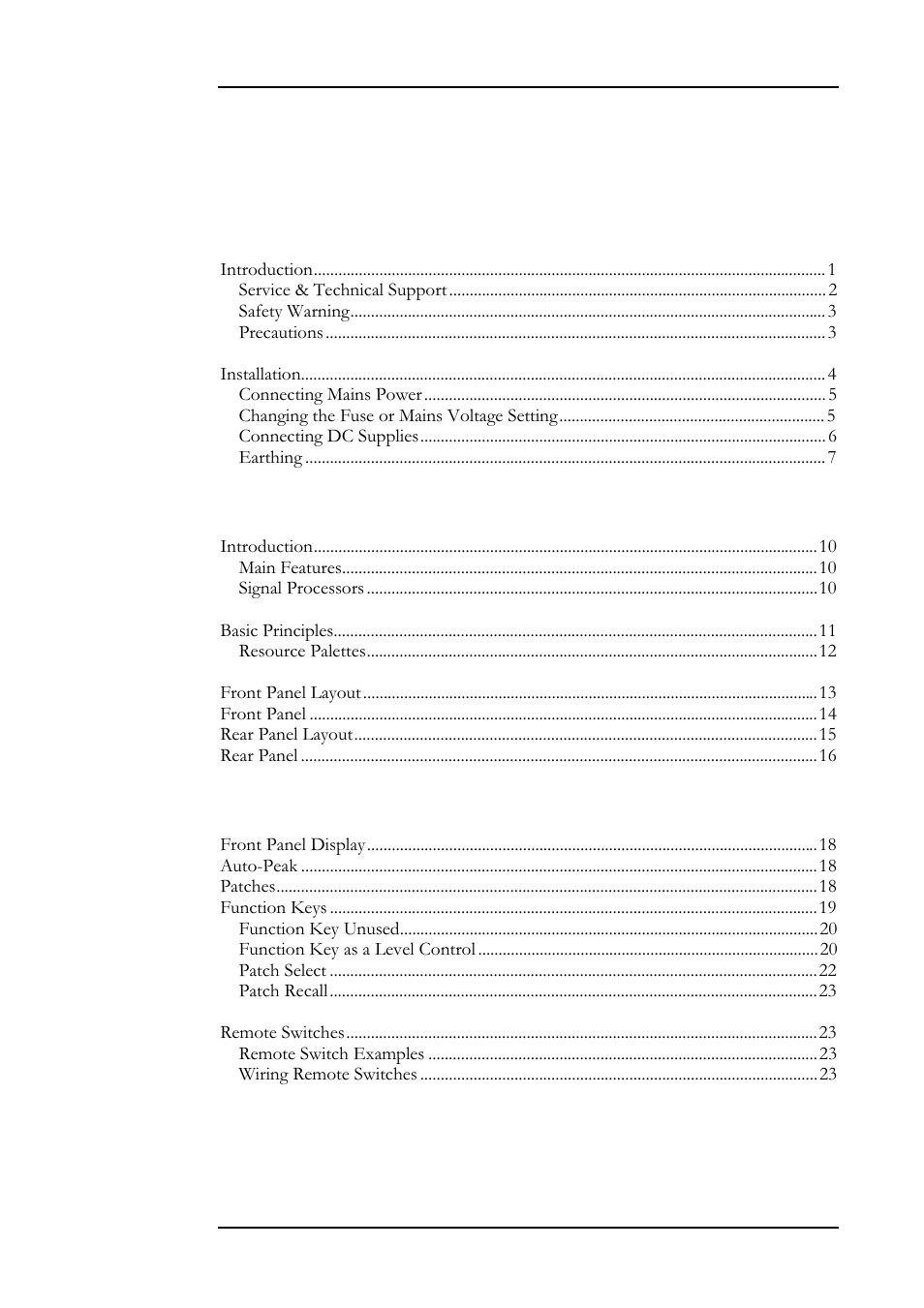 Allen&Heath DR128 SERVICE MANUAL User Manual | Page 6 / 114