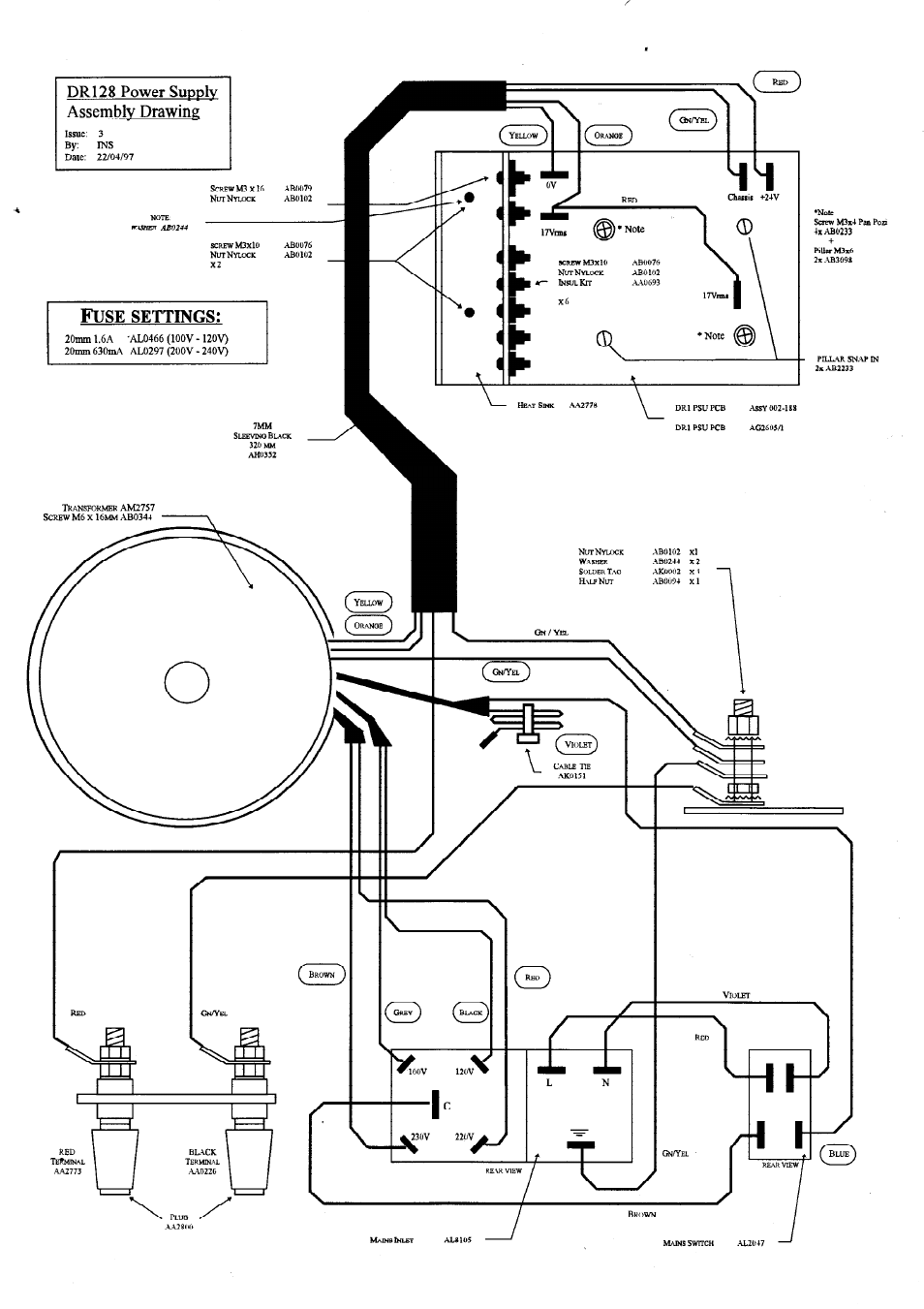 Allen&Heath DR128 SERVICE MANUAL User Manual | Page 78 / 114