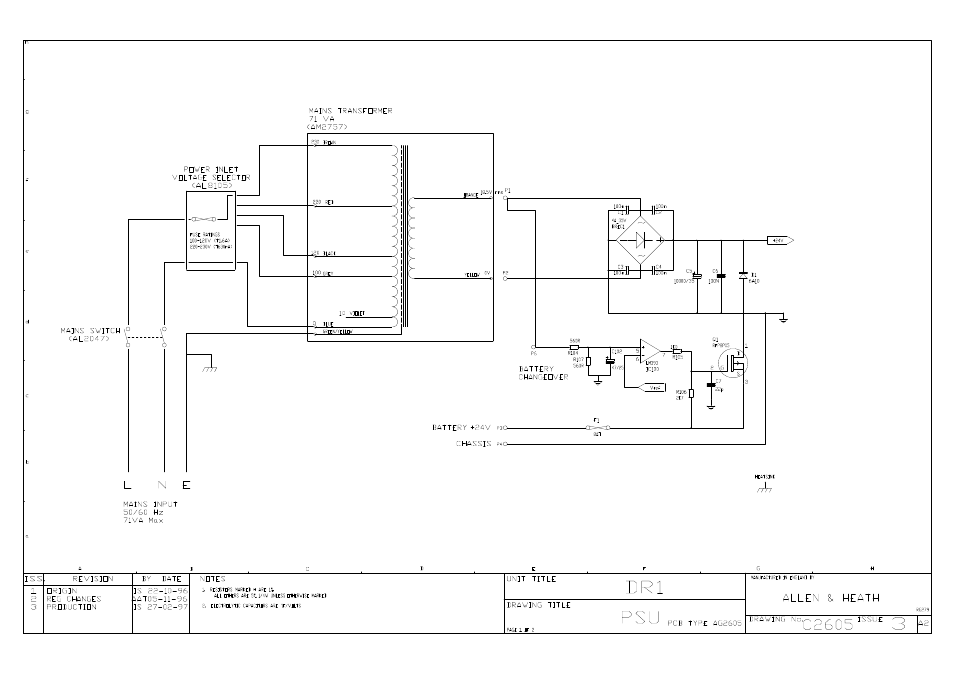 Allen&Heath DR128 SERVICE MANUAL User Manual | Page 80 / 114