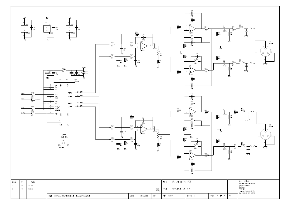 Allen&Heath DR128 SERVICE MANUAL User Manual | Page 96 / 114