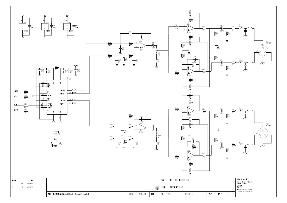 Allen&Heath DR128 SERVICE MANUAL User Manual | Page 97 / 114