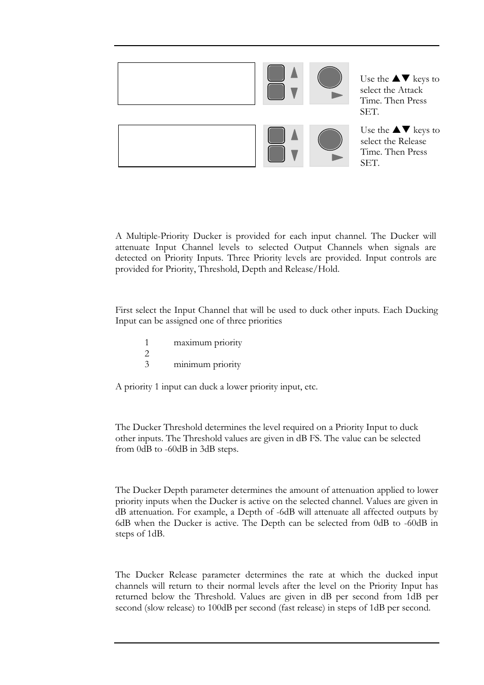 Setup menu 41, 7 - ducker setup | Allen&Heath DR128 USER GUIDE User Manual | Page 45 / 64
