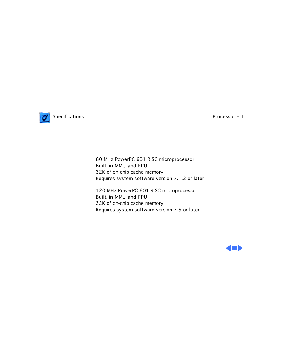 Processor | Apple Workgroup Server 9150 User Manual | Page 13 / 130