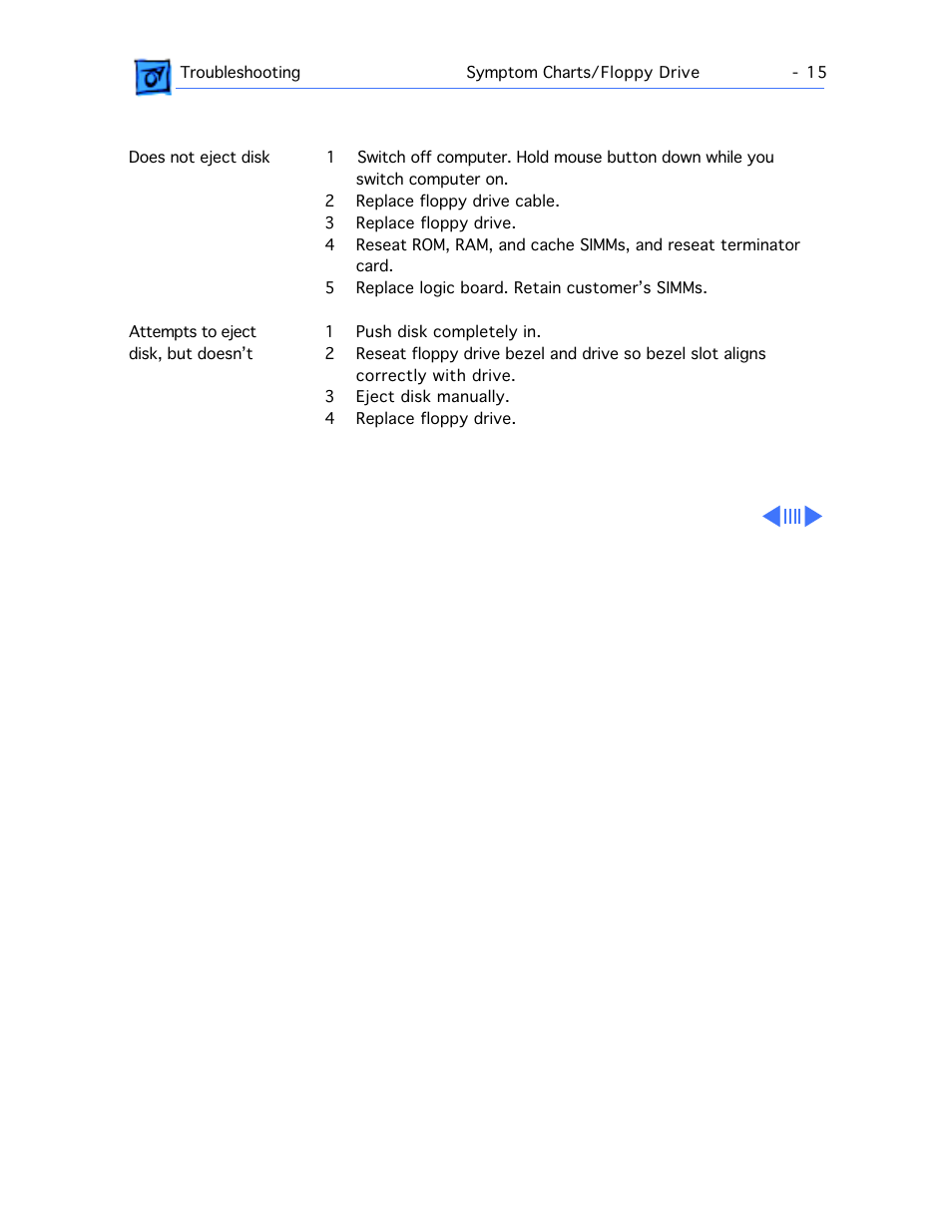 Floppy drive (continued), Floppy drive | Apple Workgroup Server 9150 User Manual | Page 41 / 130