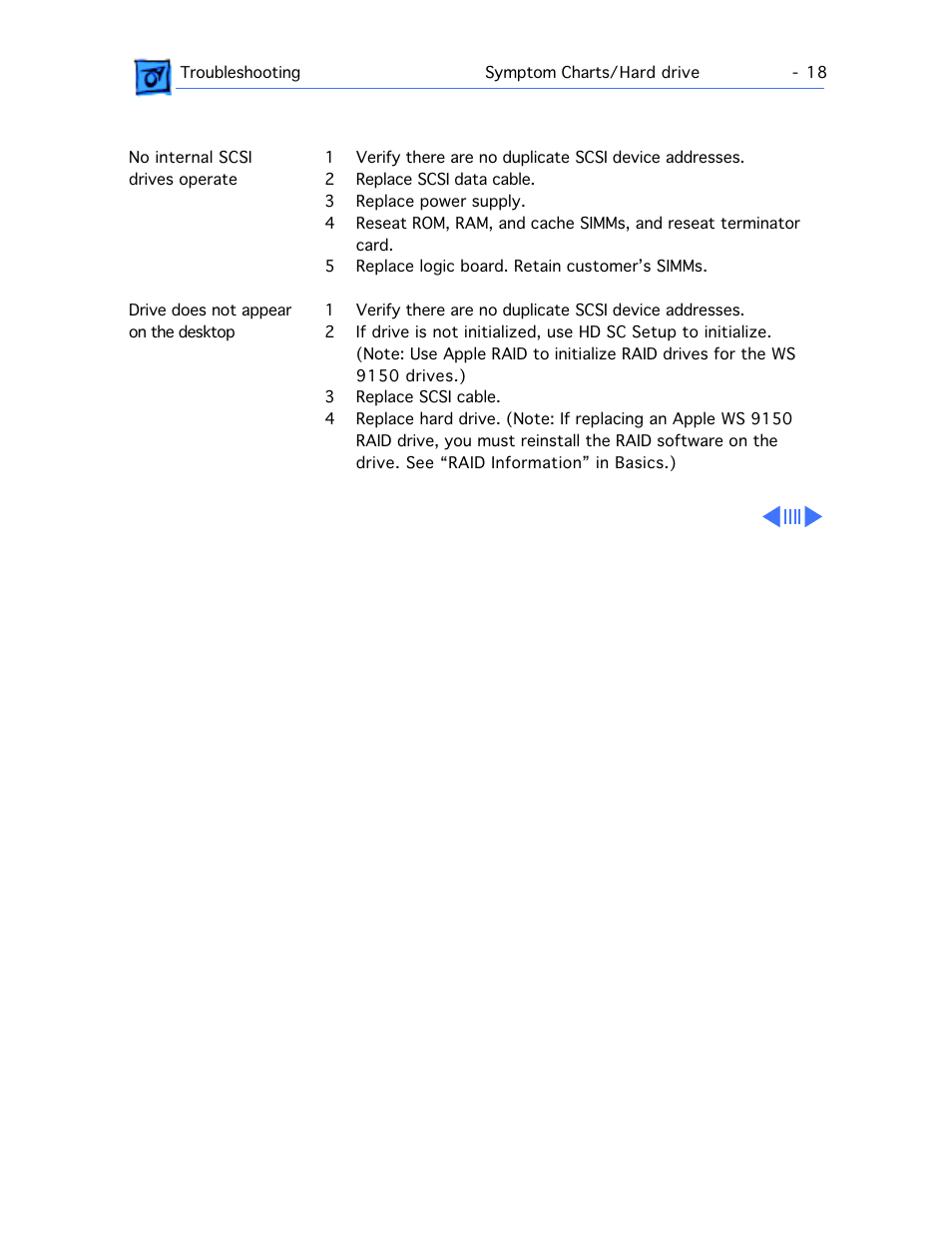 Hard drive (continued), Hard drive | Apple Workgroup Server 9150 User Manual | Page 44 / 130