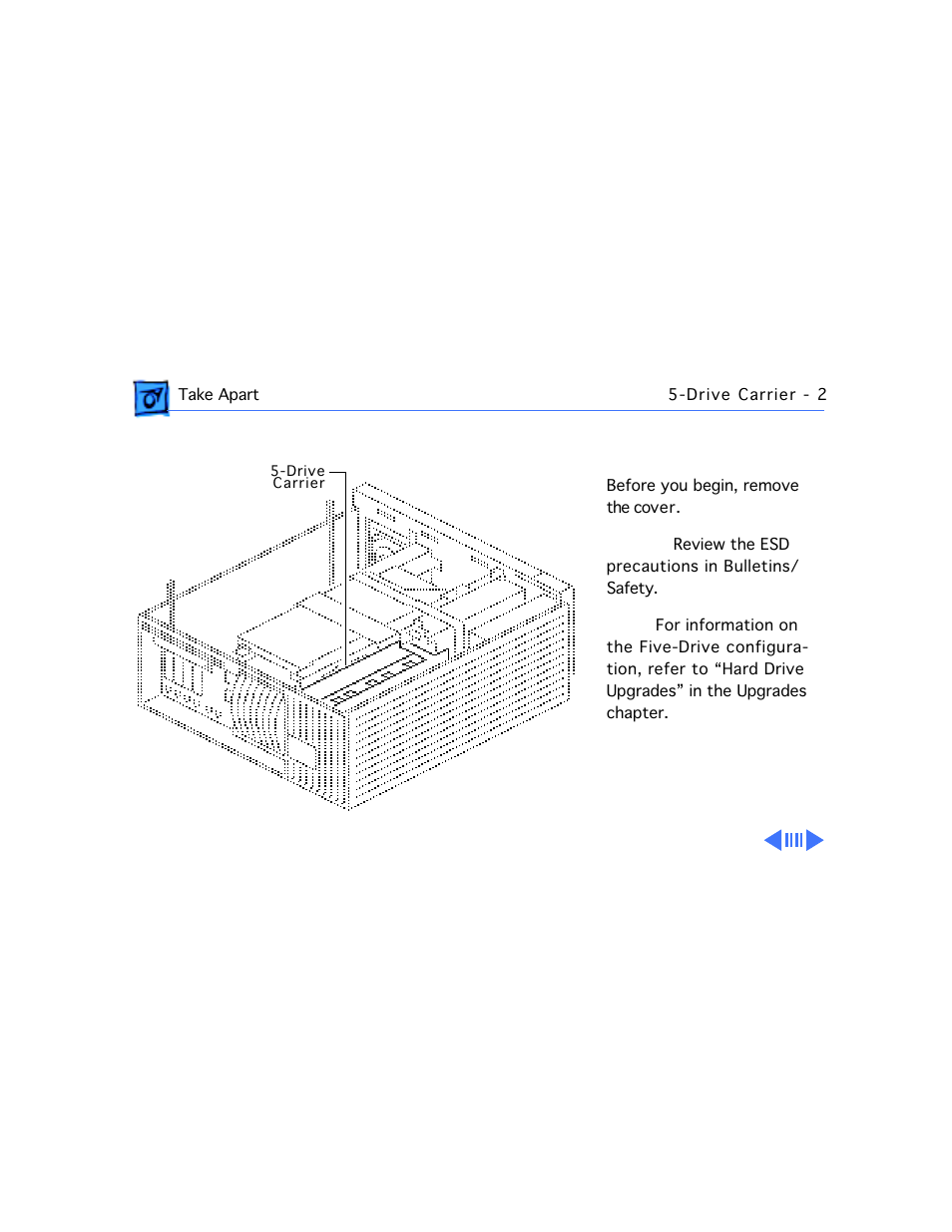 Drive carrier | Apple Workgroup Server 9150 User Manual | Page 56 / 130
