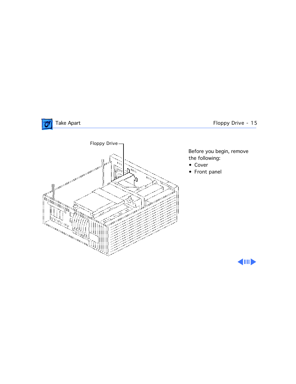 Floppy drive | Apple Workgroup Server 9150 User Manual | Page 69 / 130