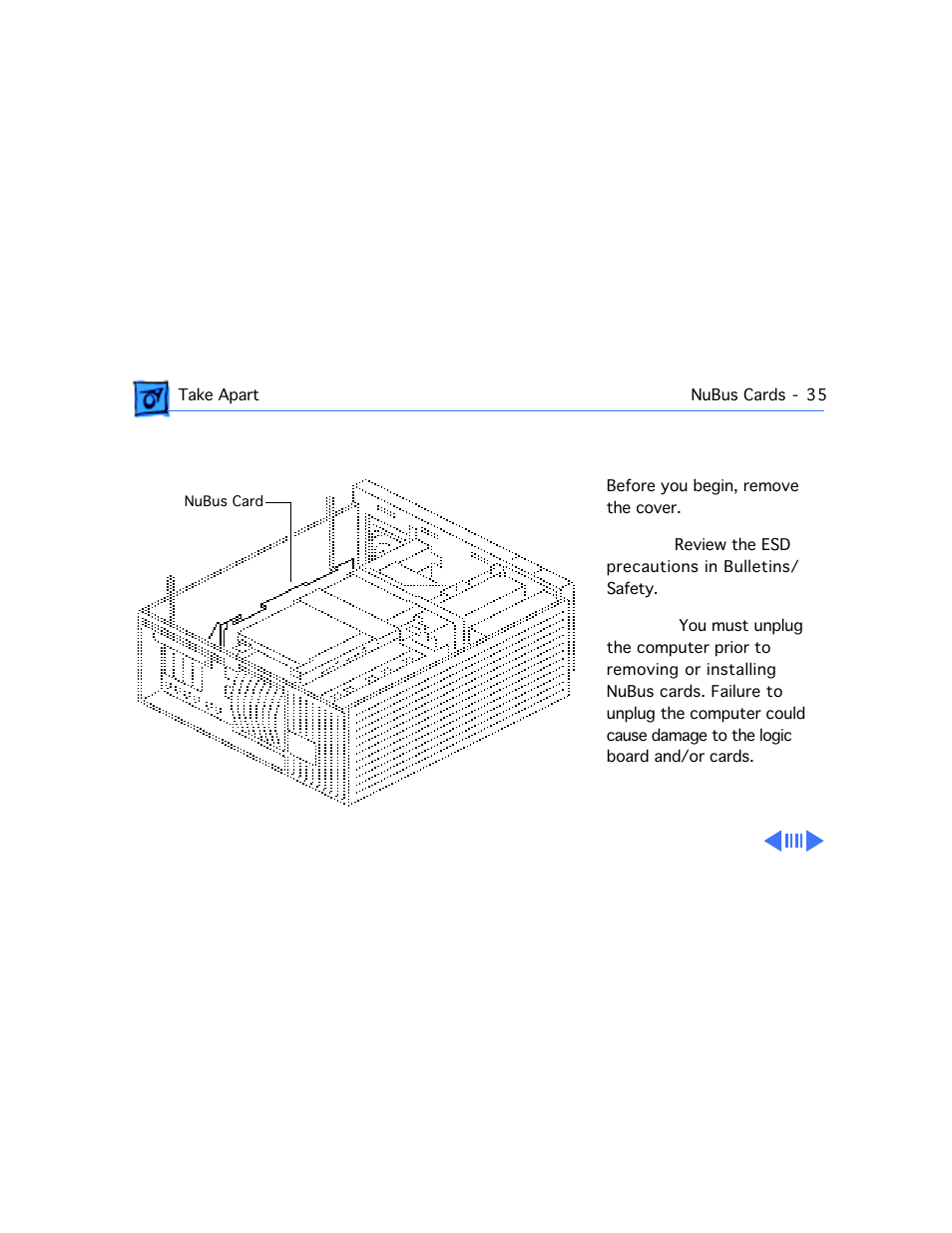 Nubus cards | Apple Workgroup Server 9150 User Manual | Page 89 / 130