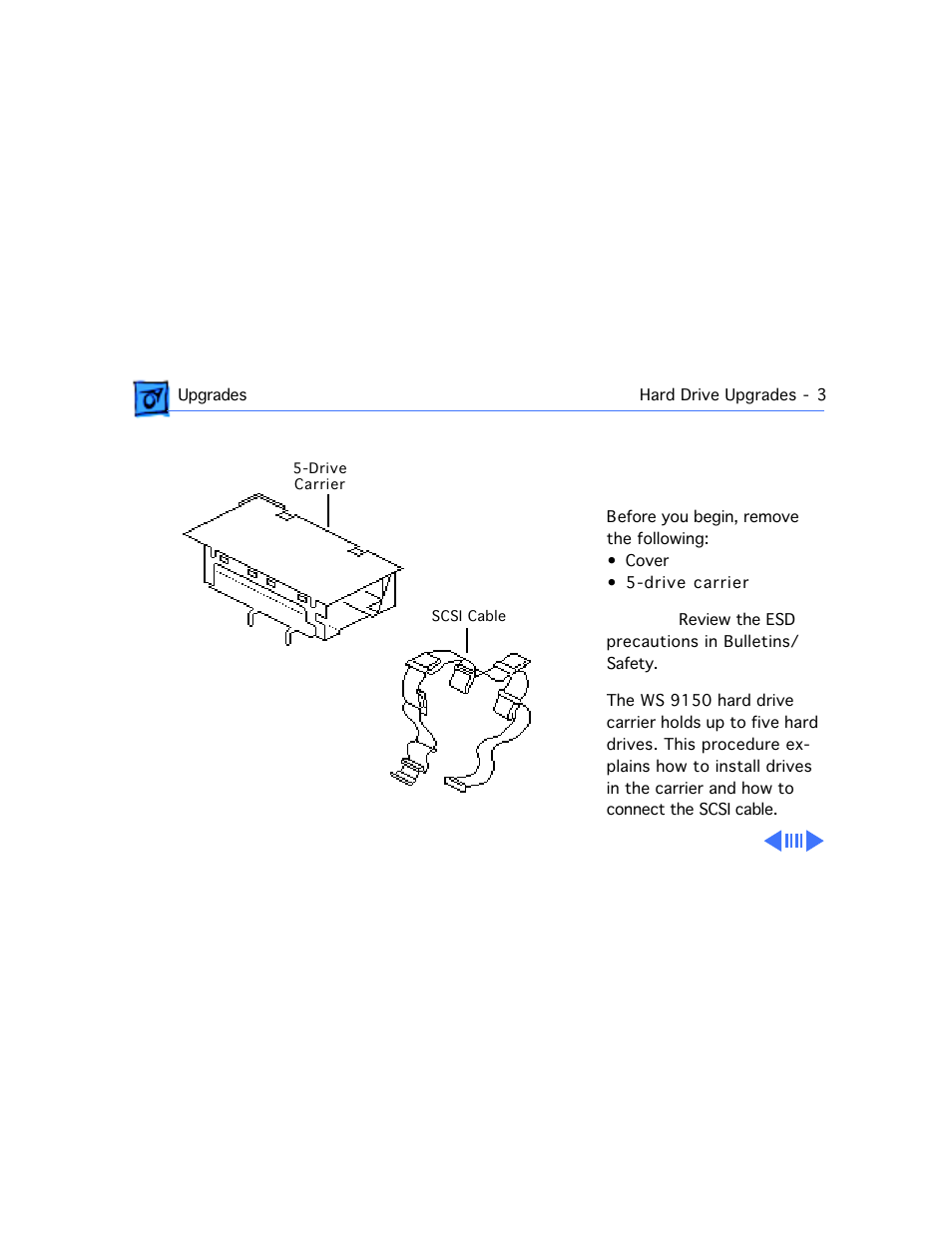 Hard drive upgrades | Apple Workgroup Server 9150 User Manual | Page 99 / 130