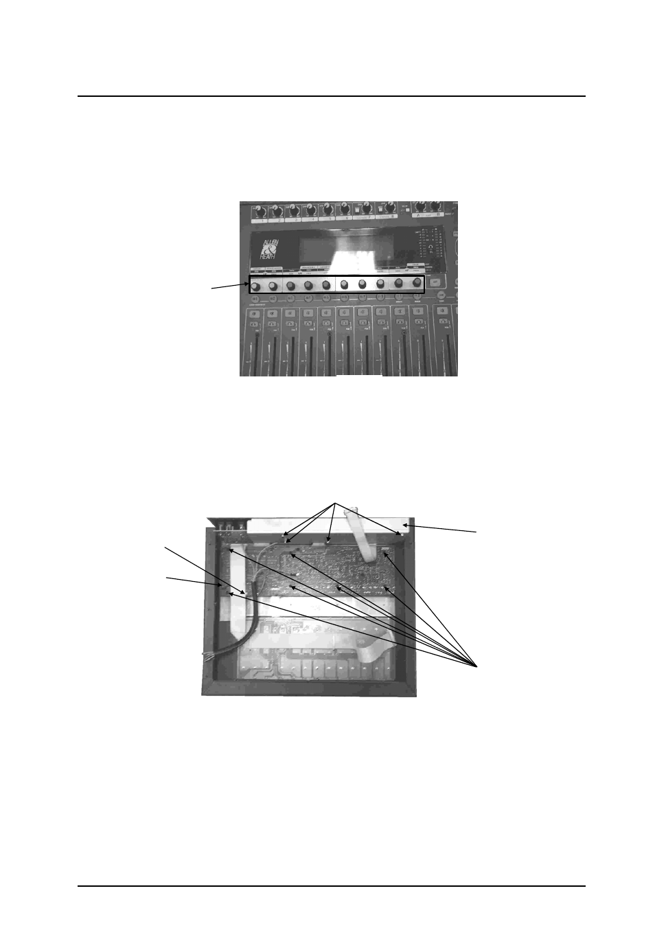Removing the cpu pcb | Allen&Heath DP 1000 SERVICE MANUAL User Manual | Page 14 / 25