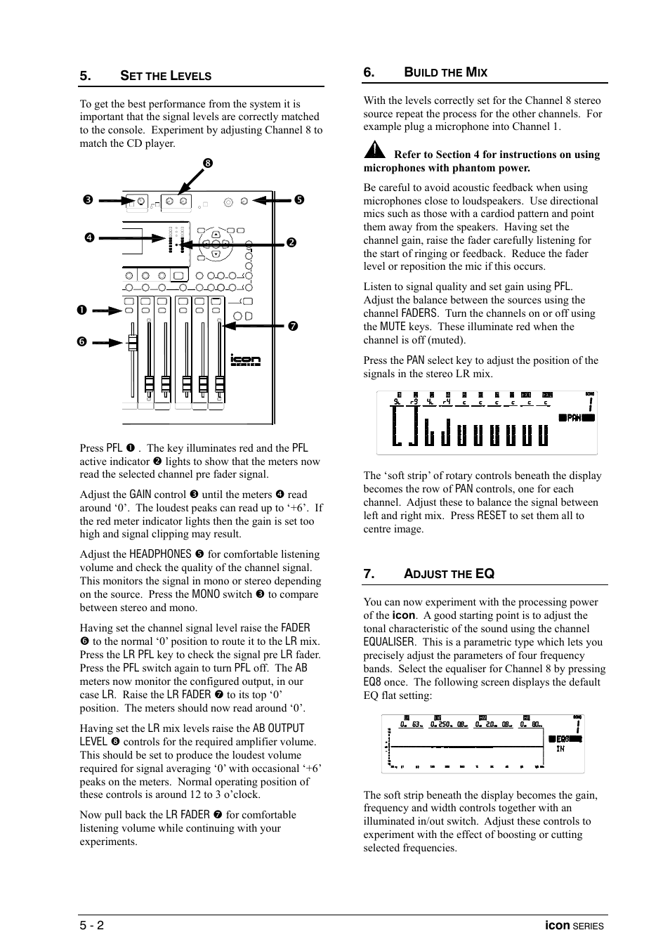 Set the levels, Build the mix, Adjust the eq | Allen&Heath DP 1000 USER GUIDE User Manual | Page 32 / 67