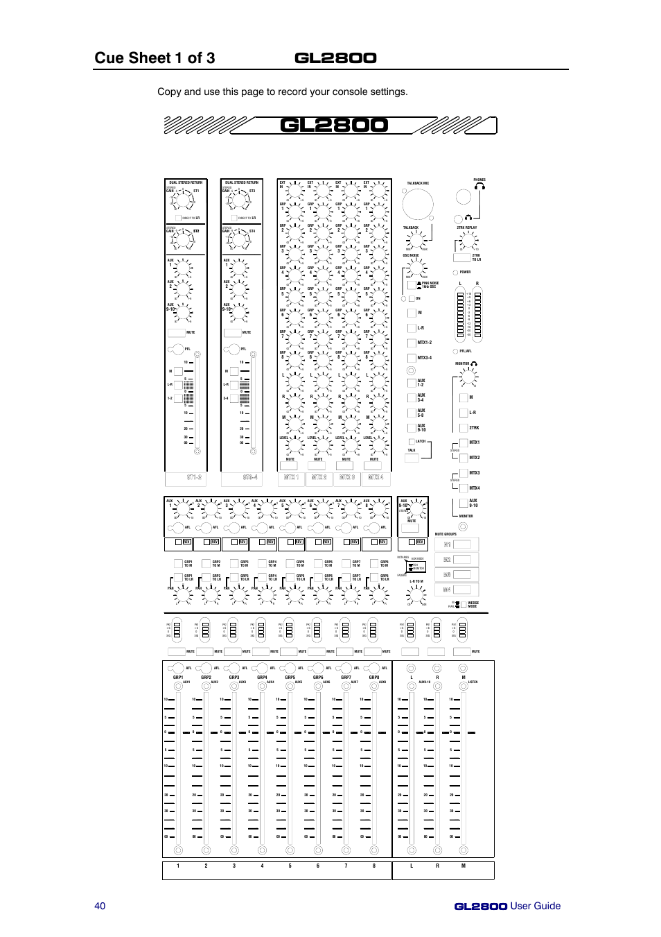 Gl2800 | Allen&Heath GL2800 User Manual | Page 40 / 42