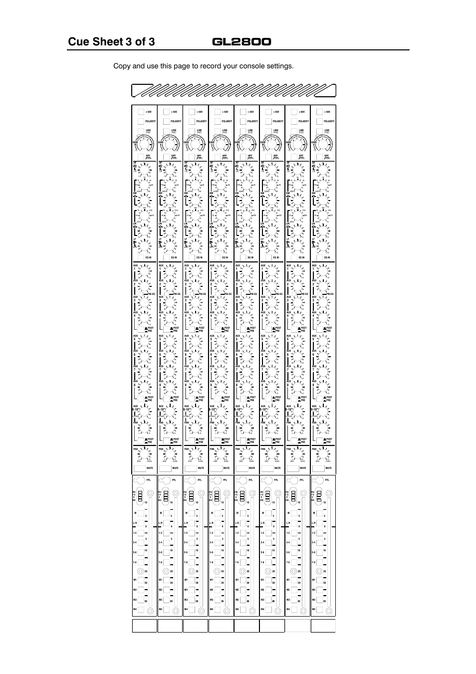 Allen&Heath GL2800 User Manual | Page 42 / 42