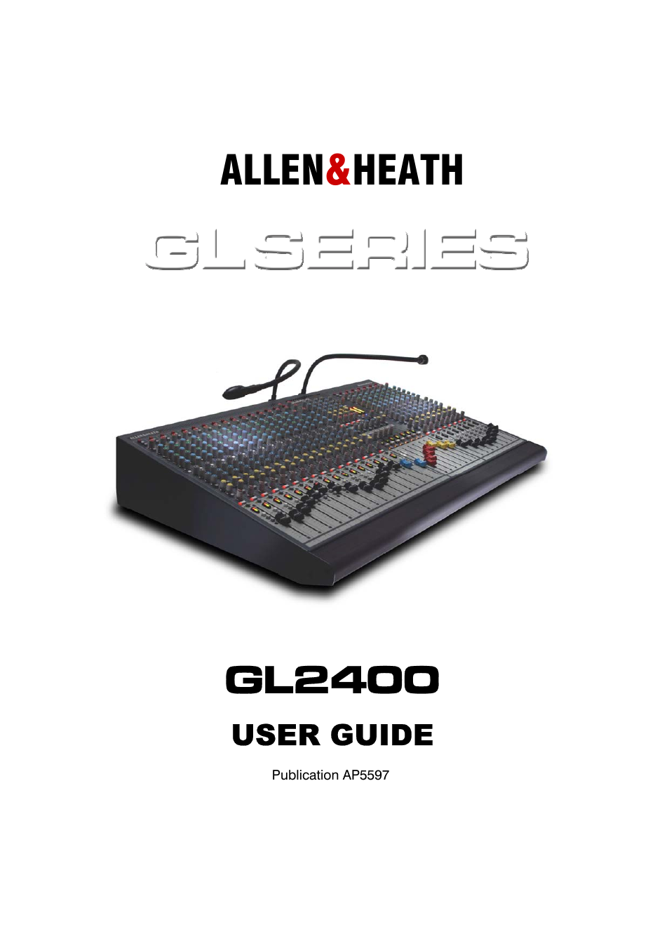 Allen&Heath GL2400 User Manual | 40 pages